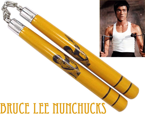 bruce lee nunchucks