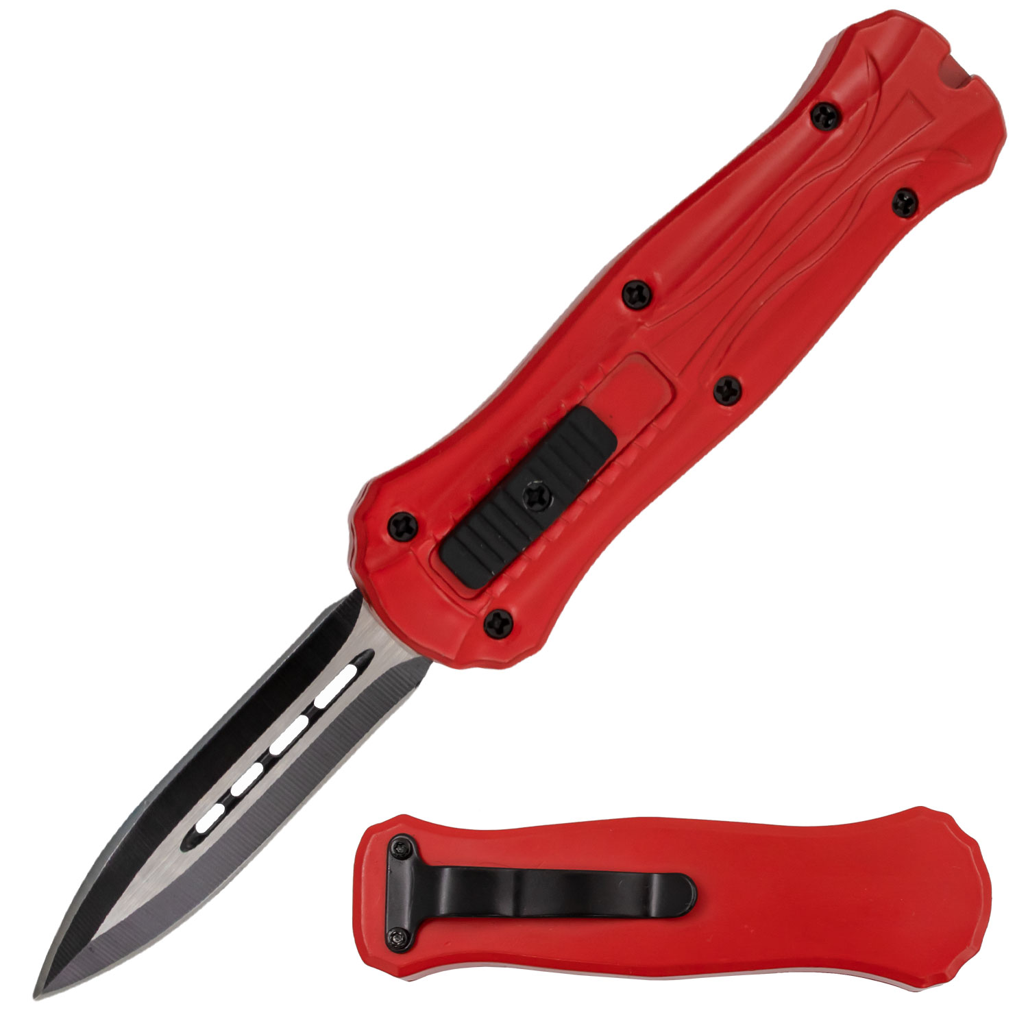 Miniature OTF Automatic Knife   Red