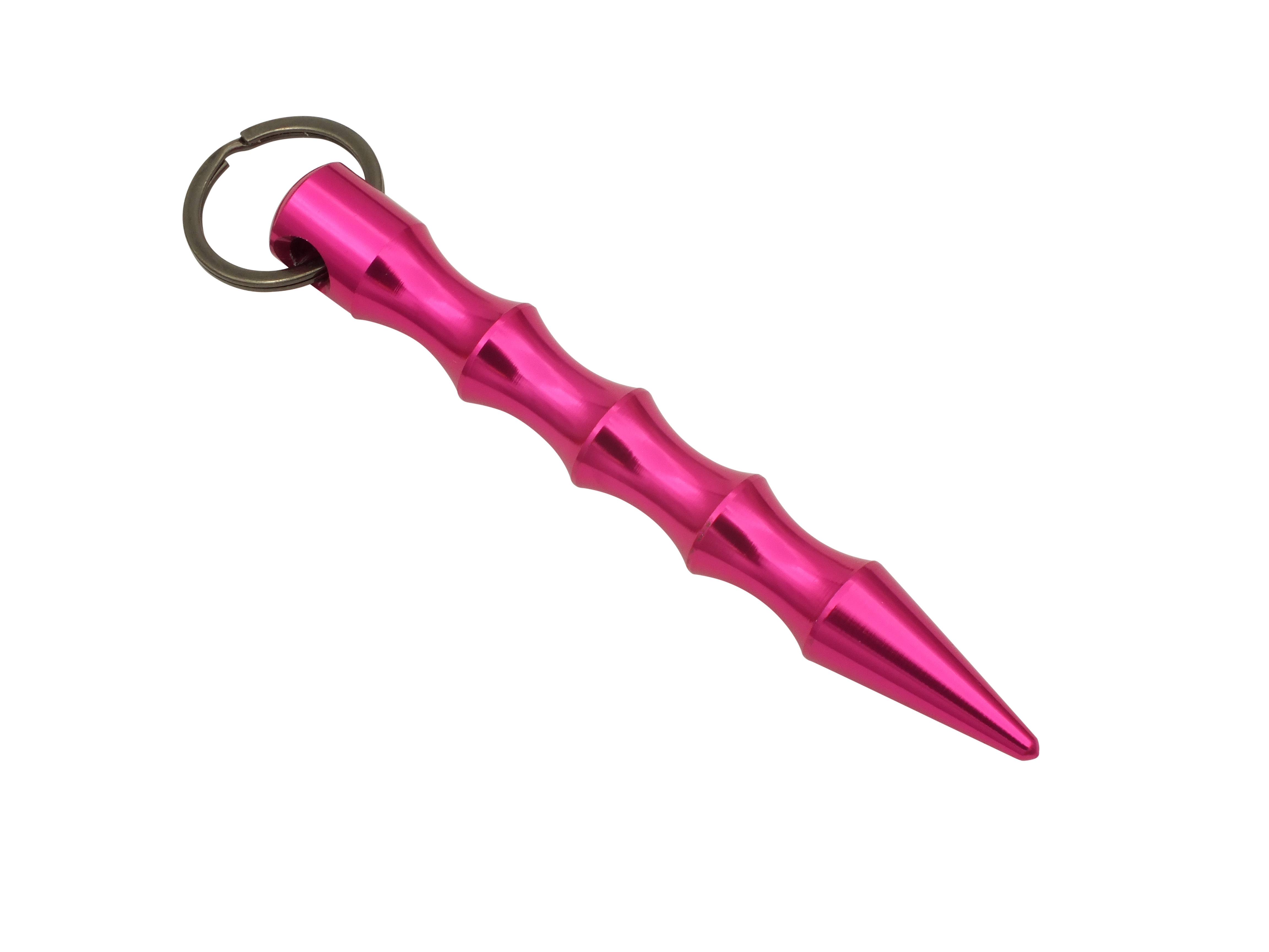 Kubotan, Pointed, Wavy, Pink