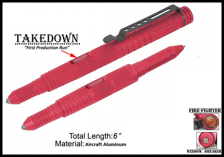 Fire-Fighter Tactical Self Defense Tool & Pen Tactical Pen