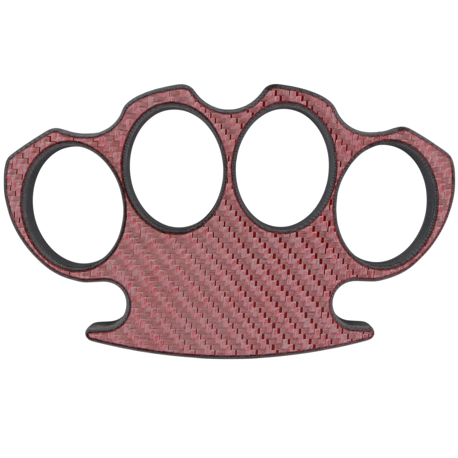 Pink Carbon Fiber Brass Knuckle Lightweight Puncher