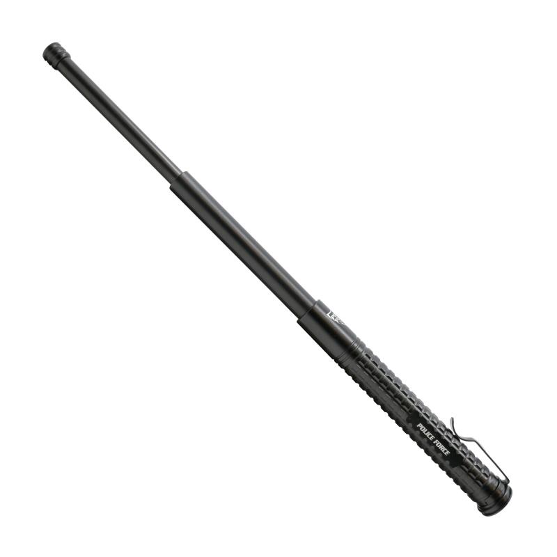 Police Force 16 Inch Tail Press EZ Close Aircraft Aluminum Expandable Baton