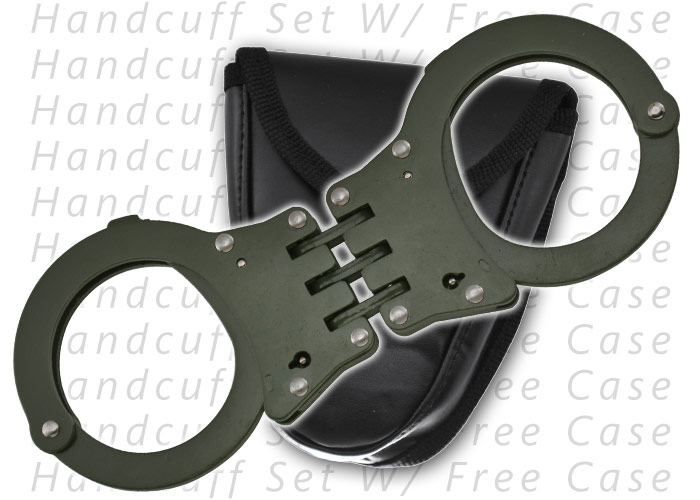 Handcuff Set W/ Free Case P-0867-3GN