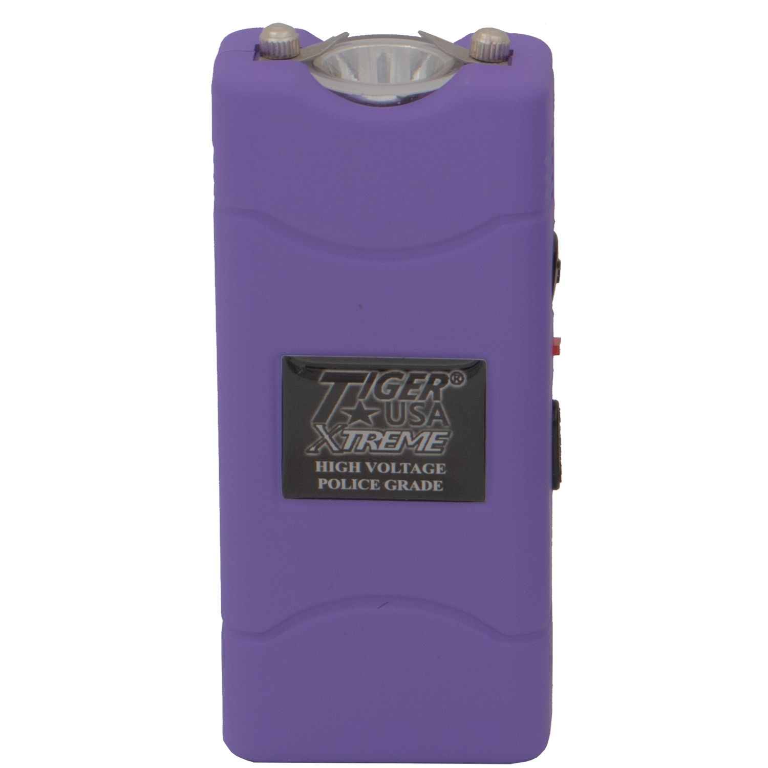 Purple Small Quantum Tiger USA Xtreme Stun Gun 96V with Leather Case