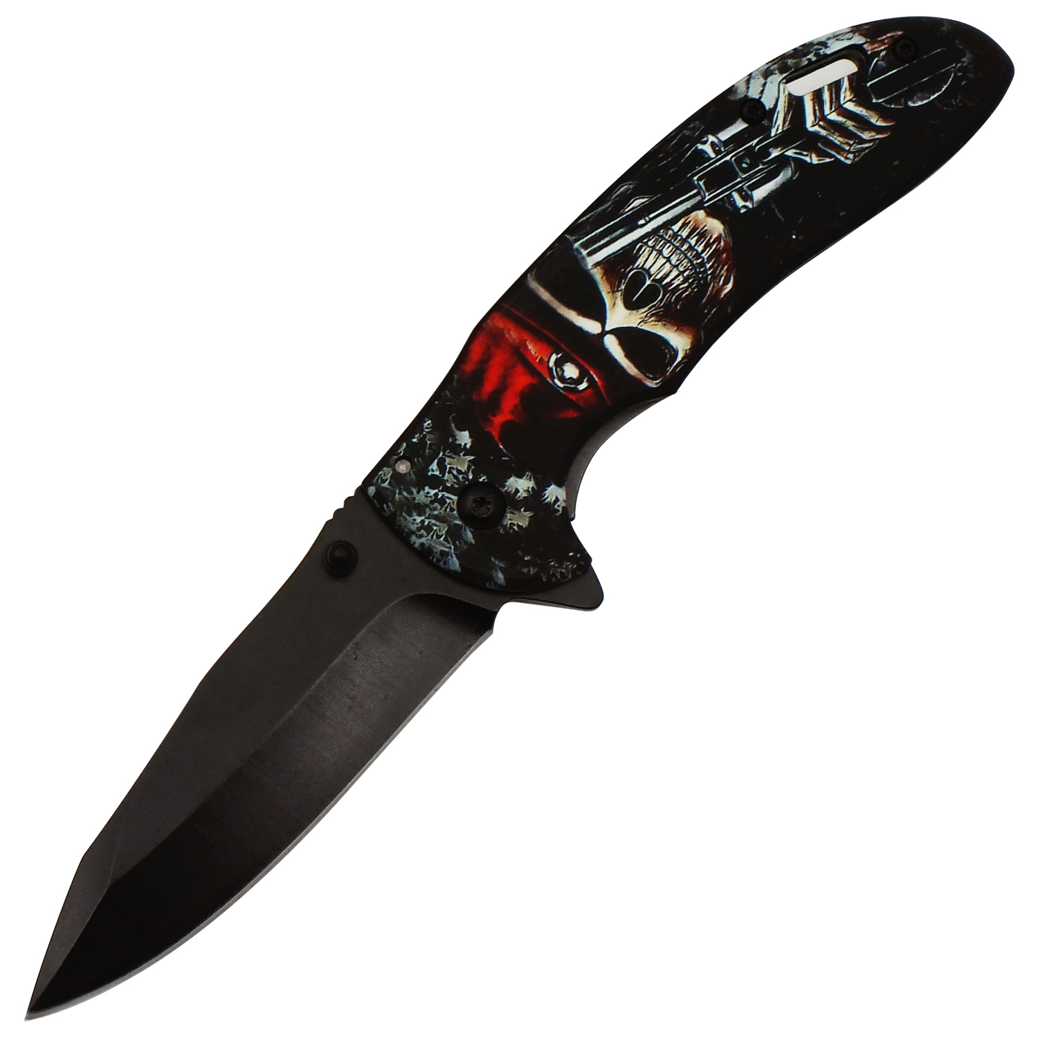 Reaper Rebel Black Blade Spring Assisted Folding Knife