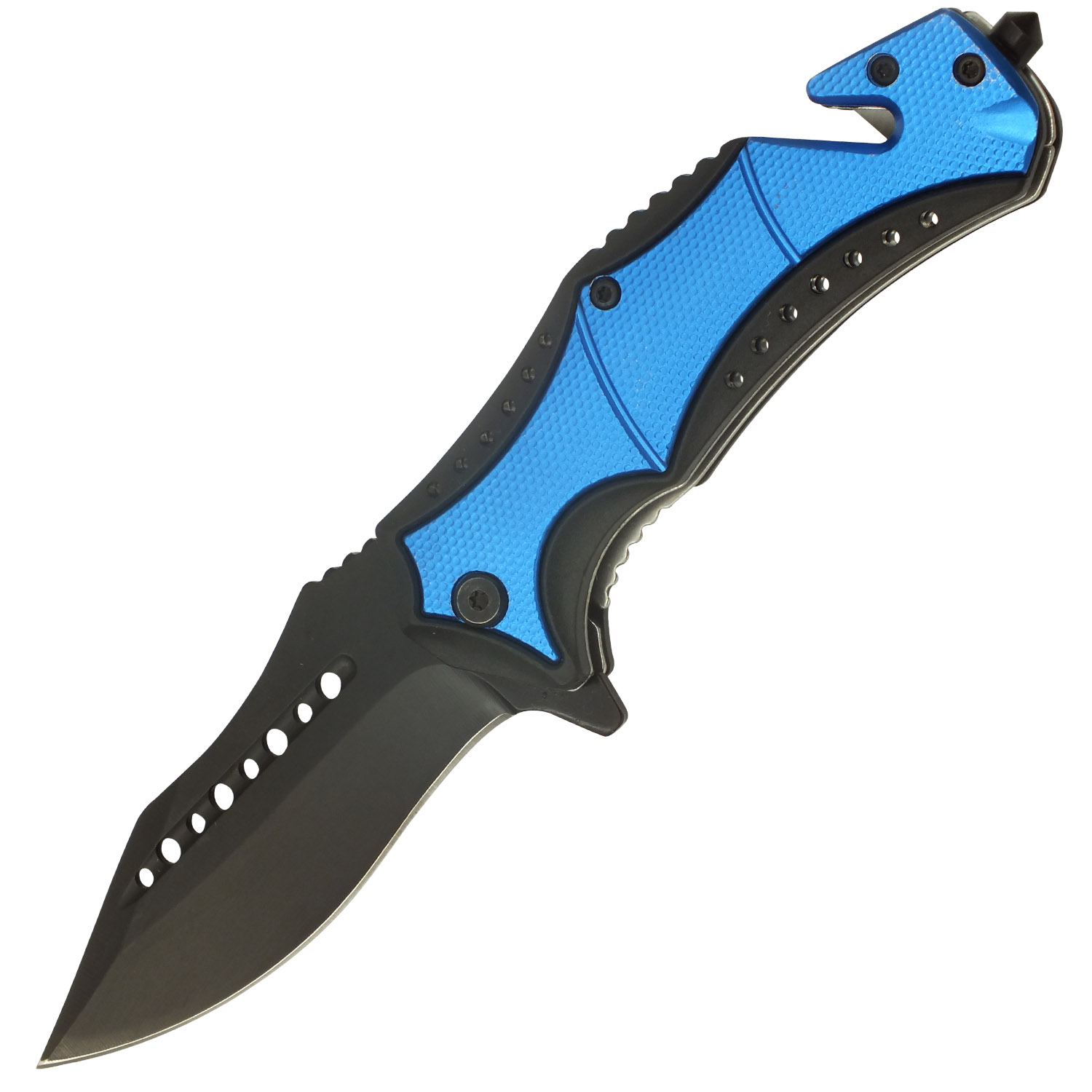 Blue Streak Spring Assisted Folding Pocket Knife