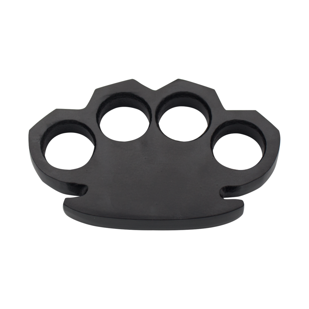 Steam Punk Black Aluminum Knuckles.