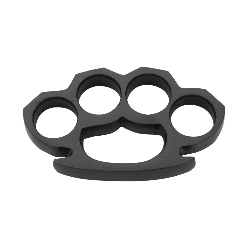 Steam Punk Lightweight Black Aluminum Knuckles.