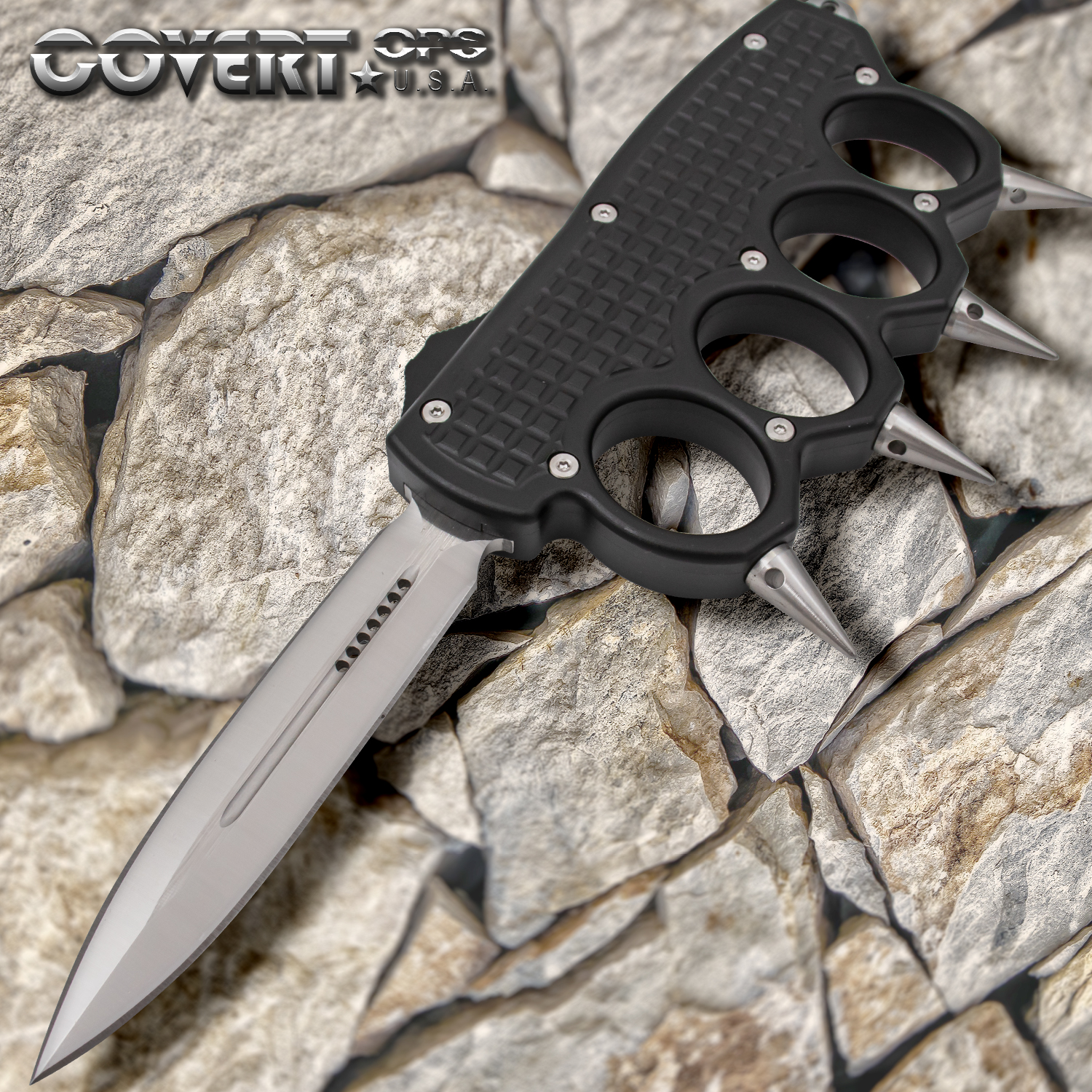 Subtle Serpent Automatic Otf Knuckle Knife With Tool And Carrying Case