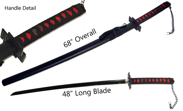"Chains Of Heaven" Katana Sword 68"