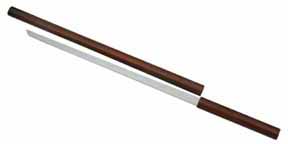 Mahogany Single Wood Sword
