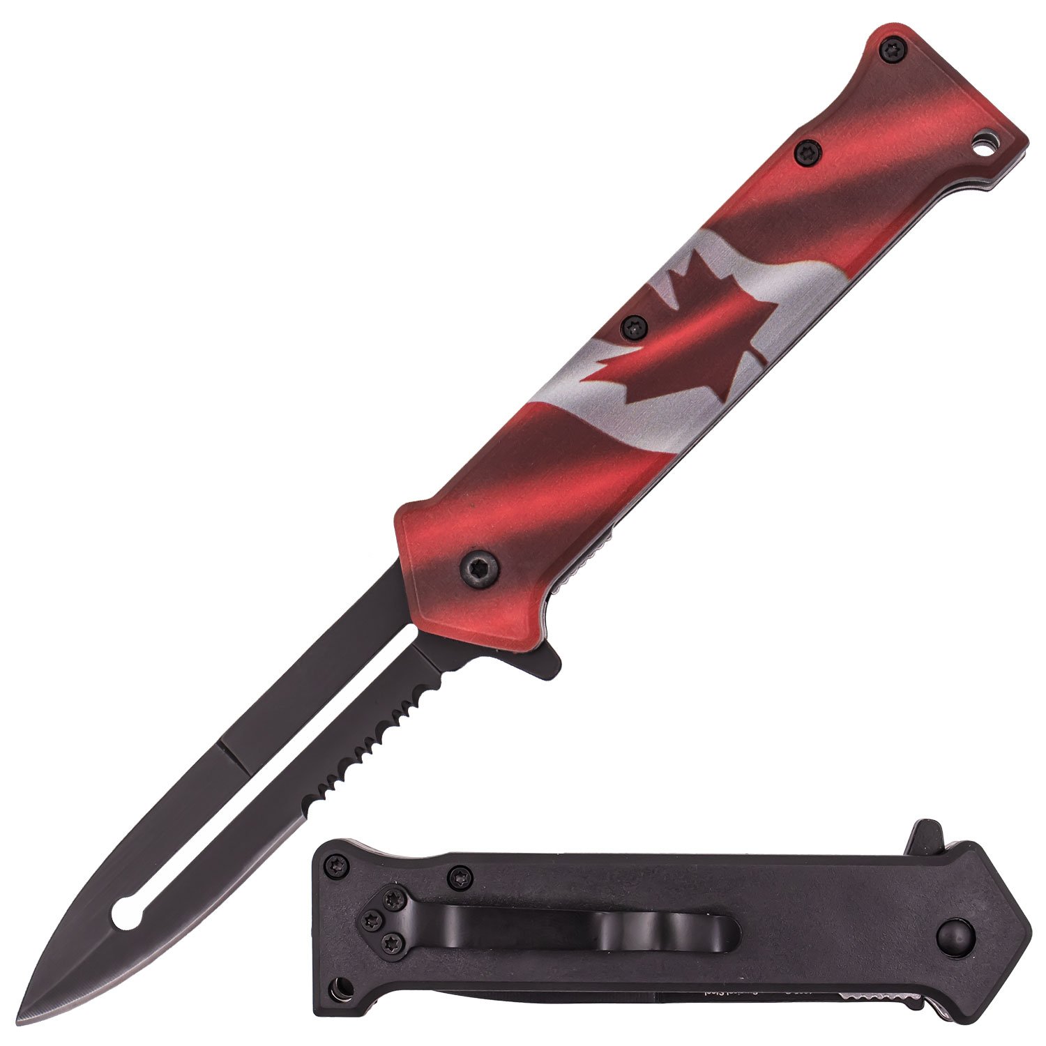 Tiger USA Spring Assisted Knife   Canadian Joker