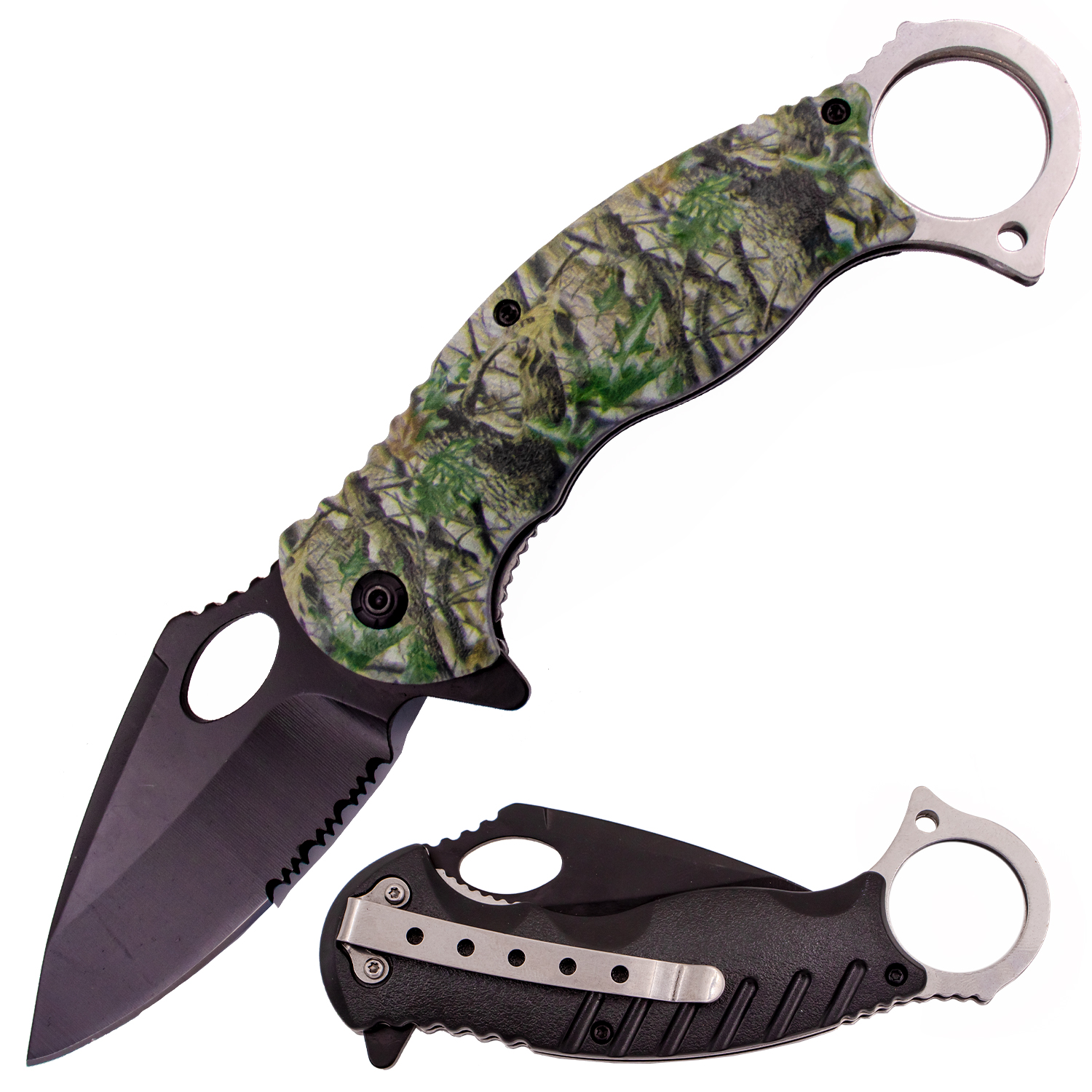 Tiger USA Spring Assisted Knife   Deer Hunter 2.0