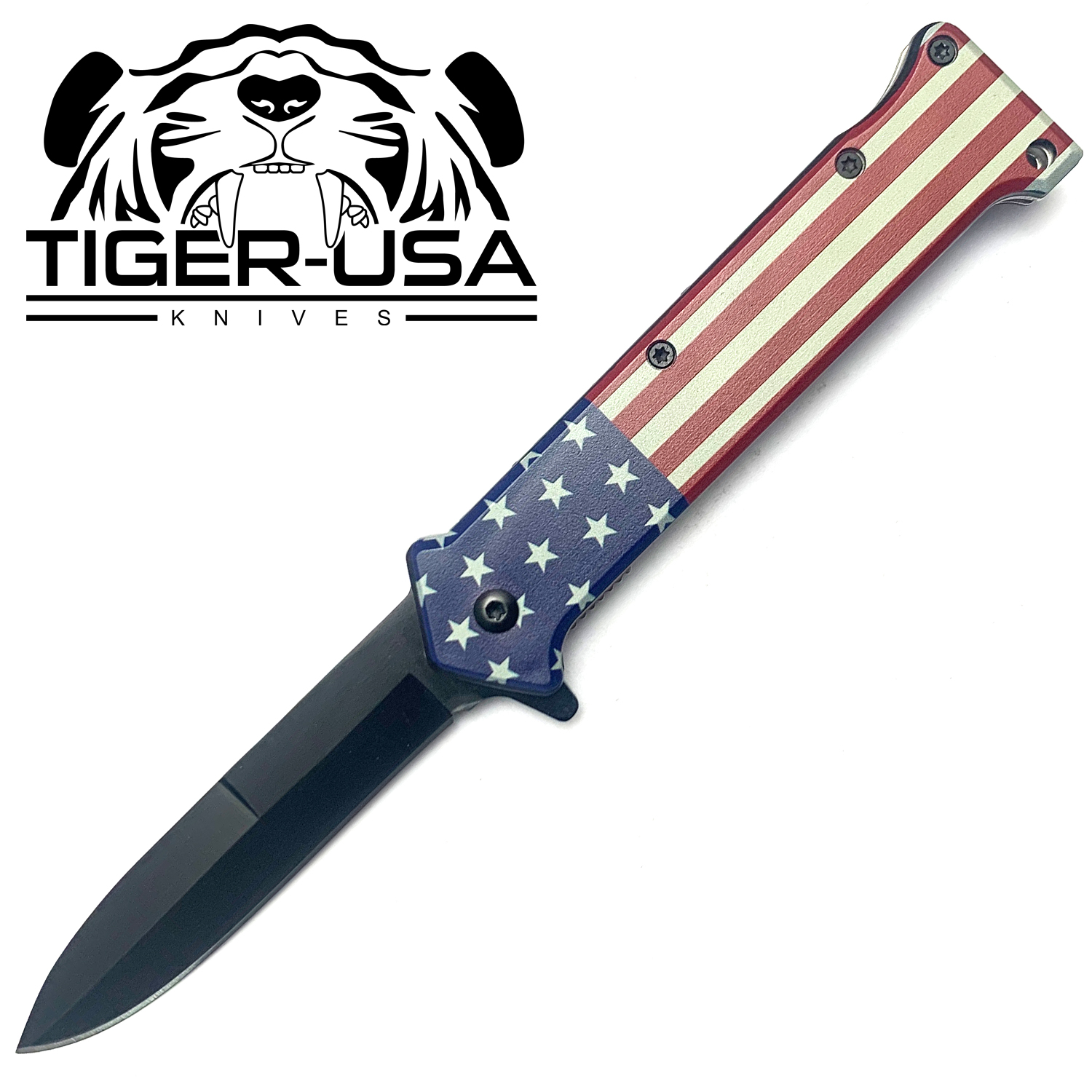 Tiger USA Spring Assisted Knife Joker America
