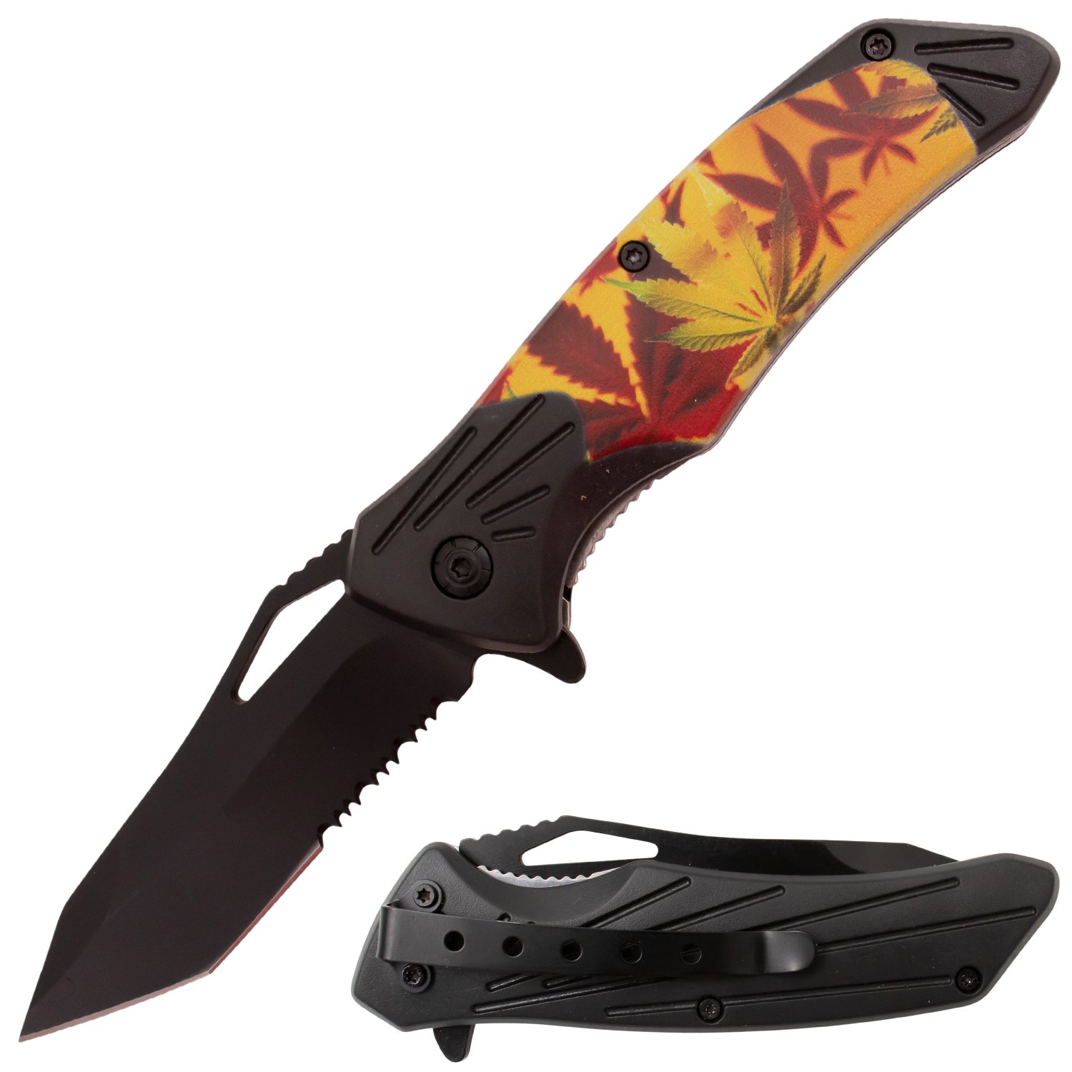 Tiger USA Trigger Action Knife Red Maryjane