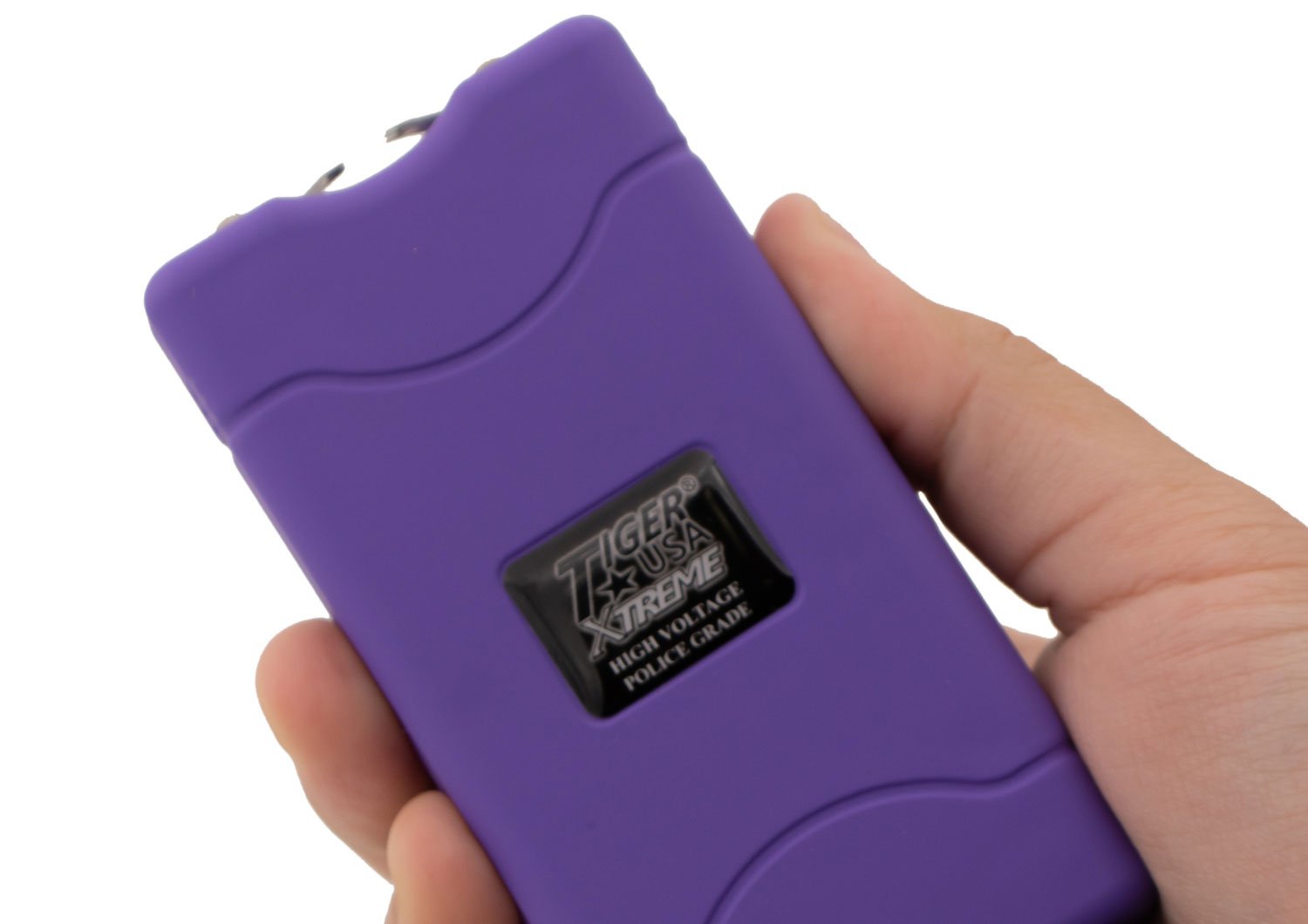 Tiger USA Xtreme® 96 Mill Purple Rechargeable Stun Gun & Flash Light