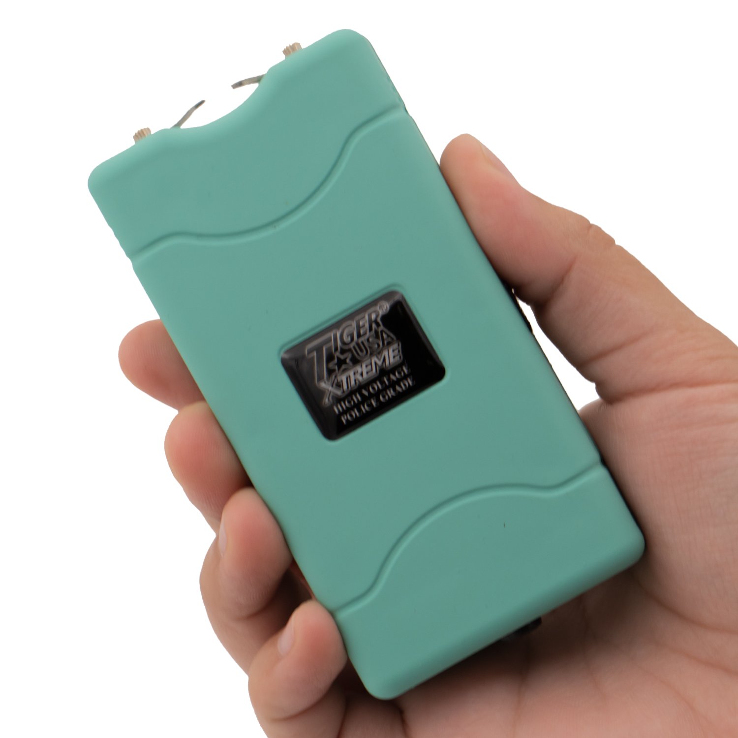 Tiger USA Xtreme® 96 Mill Teal Rechargeable Stun Gun & Flash Light