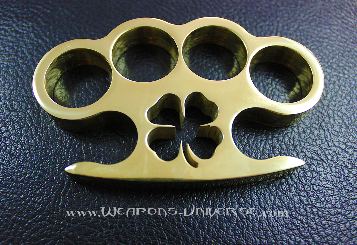 American Made Clover Brass Knuckles