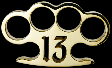 American Made Lucky 13 Brass Knuckles