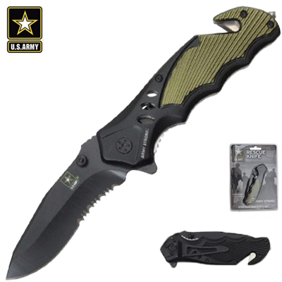Army Strong U.S. Army Official Spring Assisted Tactical Knife