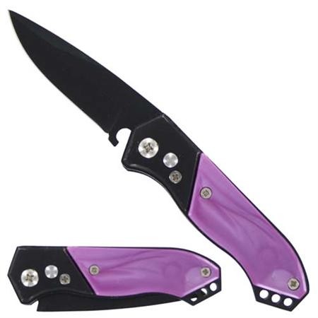 Violet's Switchblade Automatic Knife Purple PK8364PP