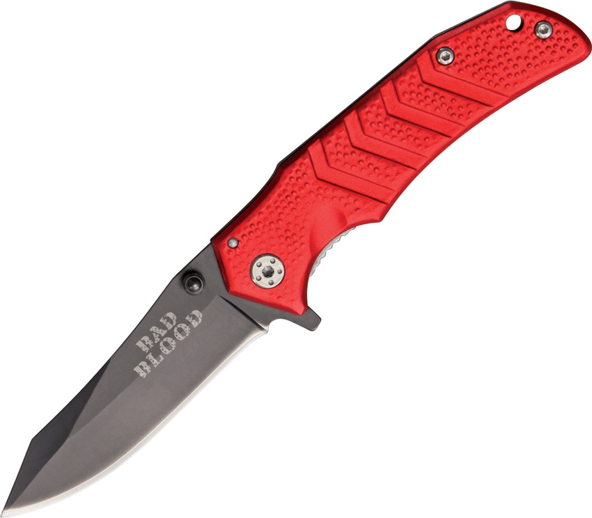Bad Blood BB0111RD Linerlock Knife