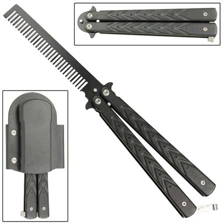 Balisong Comb Butterfly Trainer Black GBS58