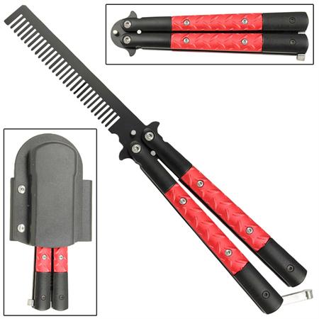 Balisong Comb Butterfly Trainer Red GBS57