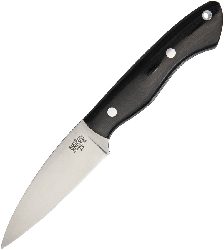 Bark River BA010MBC Bush Seax Bantam Black Canvas Knife