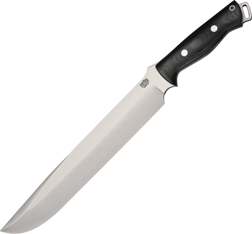 Bark River BA07321MBC Bravo III Black Canvas Micarta Knife