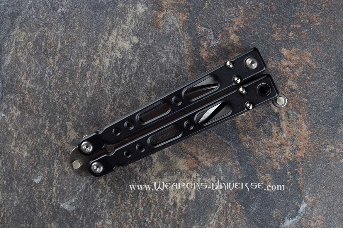 Bear Ops 35015 Butterfly Knife Bear Song IV, Black