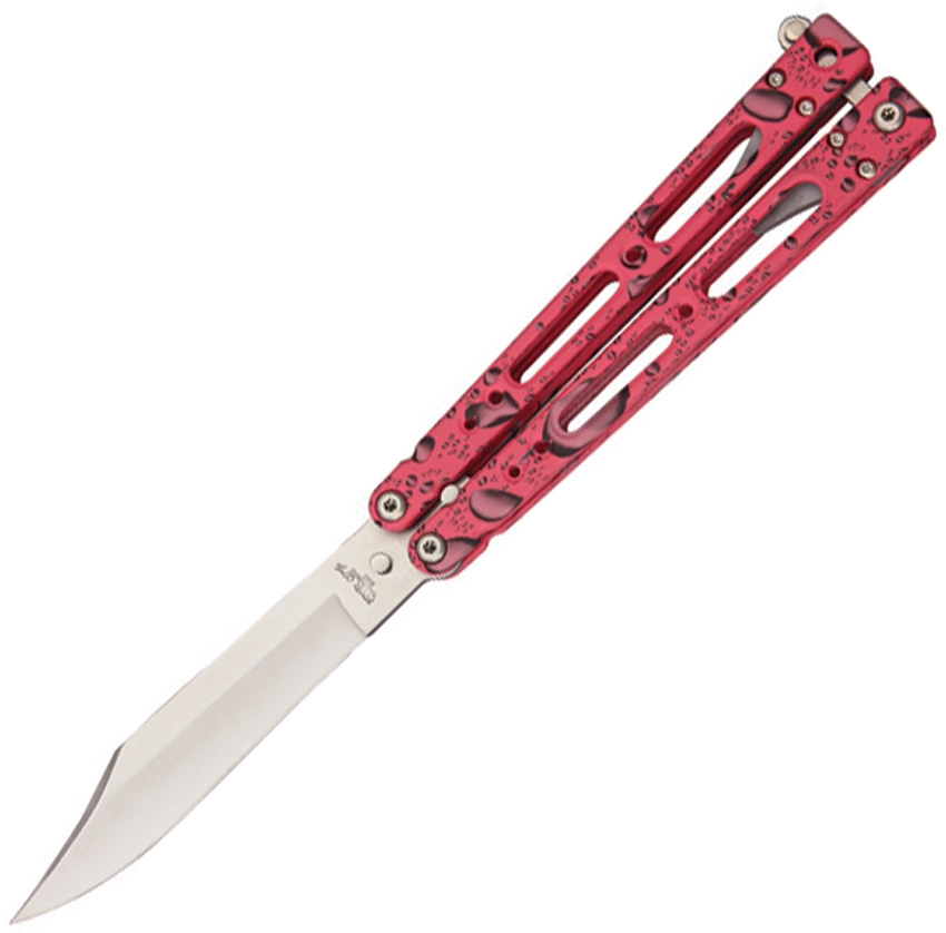 Bear Ops B-400-AIPD-S Bear Song IV Pink Rain Butterfly Knife