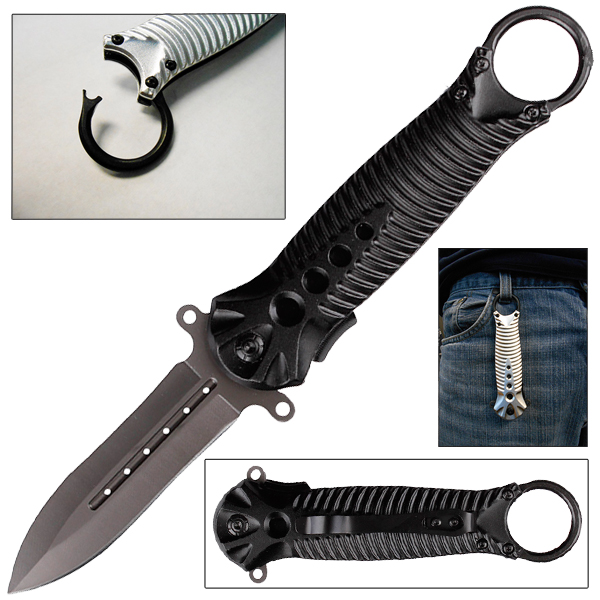 Belt Buddy Pocket Knife with Spring Assisted Blade