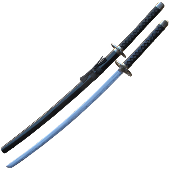 Black and Brass Colored Katana Samurai Sword