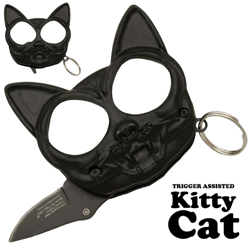 Black Cat Public Safety Jabber and Knife, Black