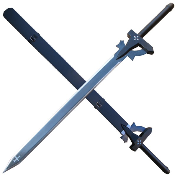 Black Cruciform Fantasy Sword