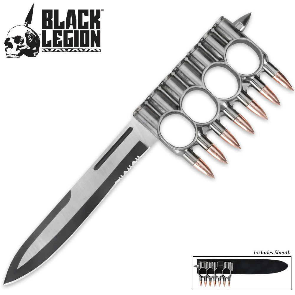 Black Legion Bullet Trench Knife