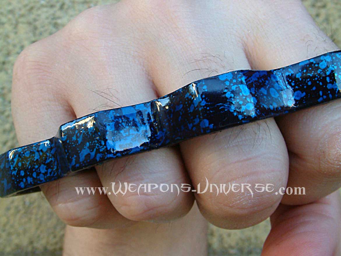  Red Grunge Brass Knuckles