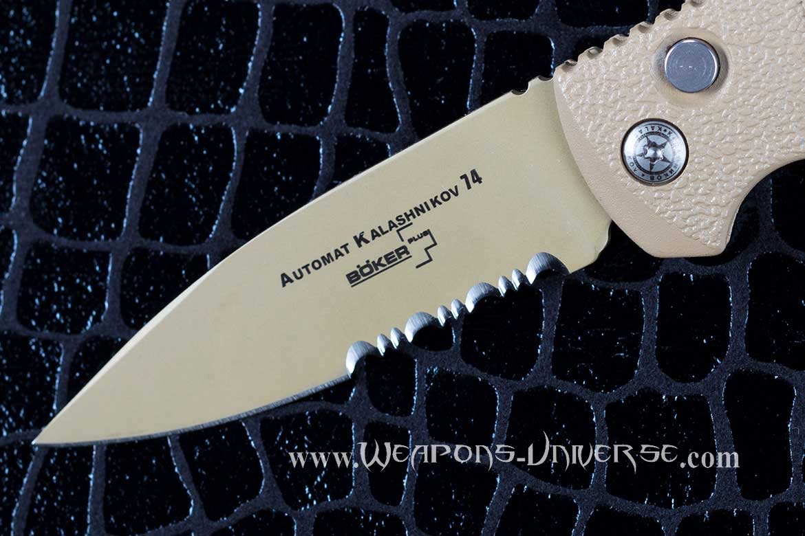 Boker Kalashnikov 74 Automatic Knife, Desert