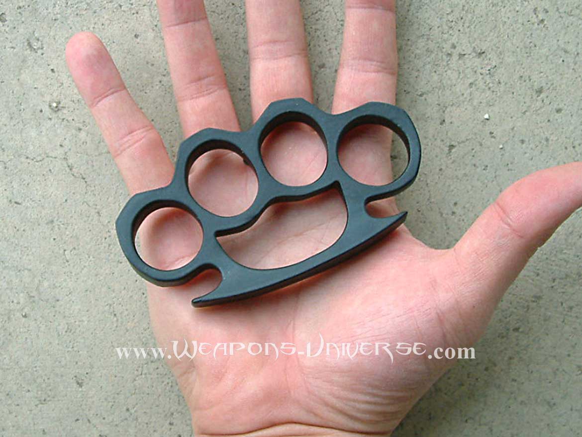 Brass Knuckles, Black, Medium