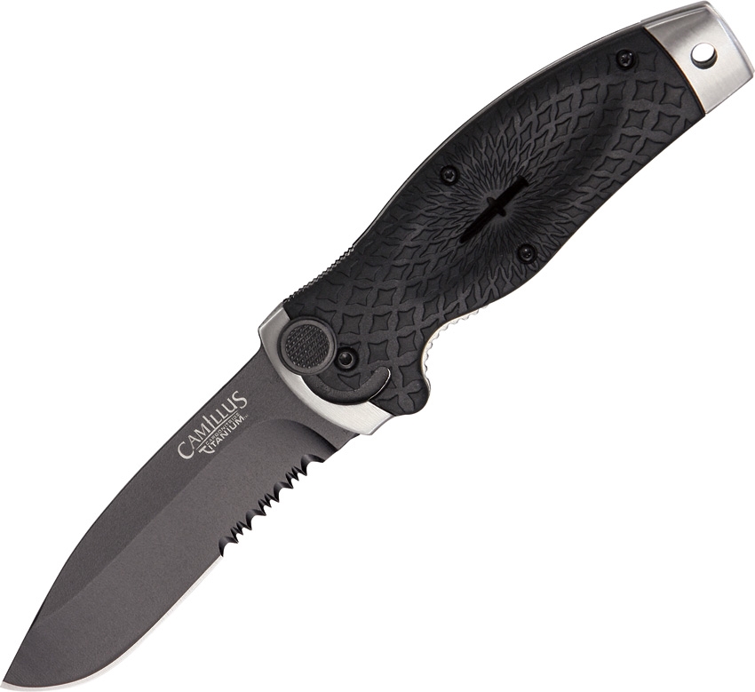 Camillus CM19077 Cuda Black Knife