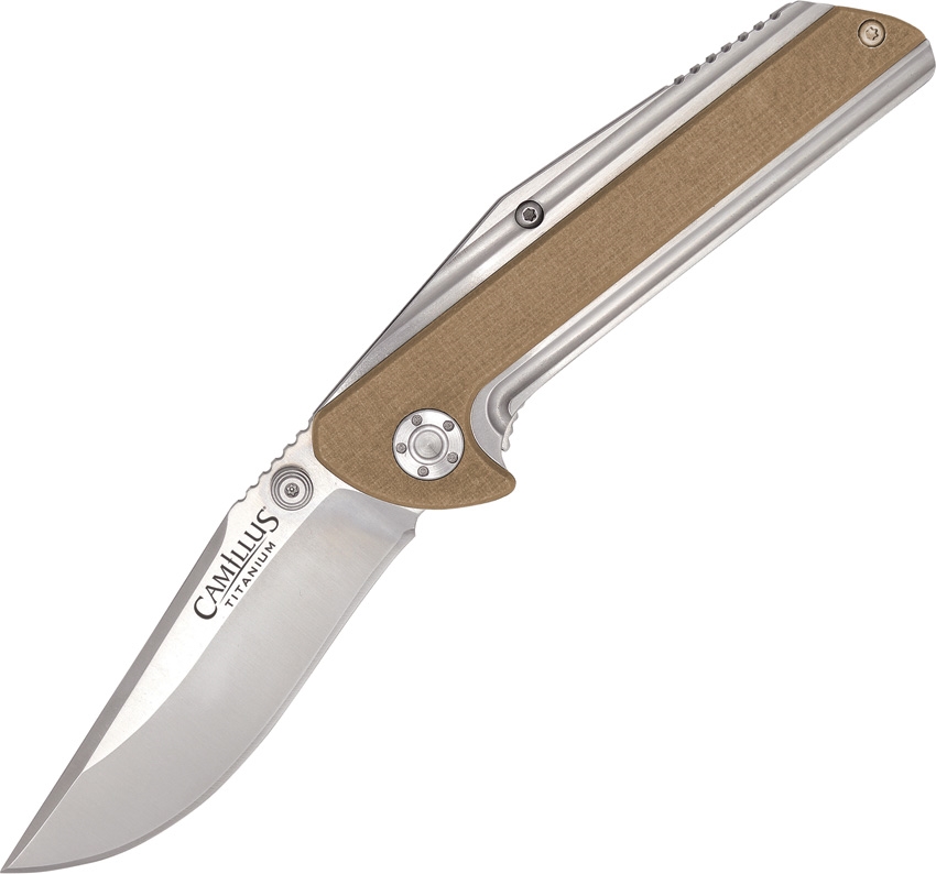 Camillus CM19195 Seven Desert Tan Titanium Knife