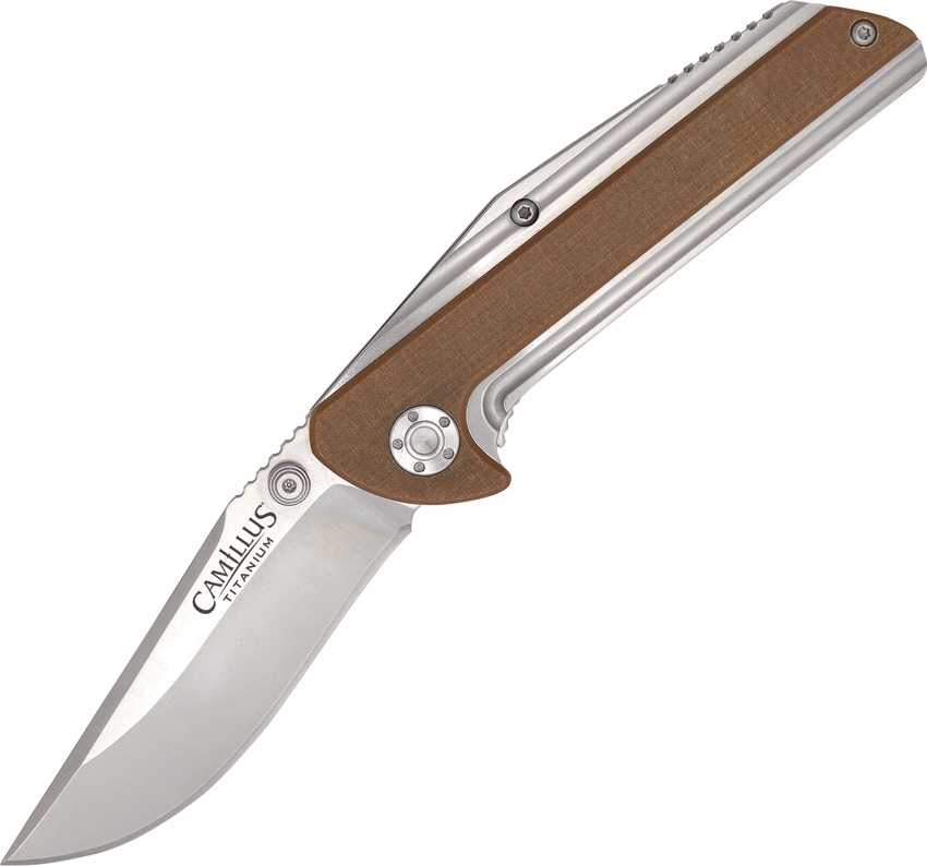 Camillus CM19196 Seven Coyote Brown Titanium Knife