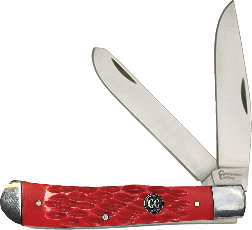 Cattleman's Cutlery CC0002JRD Signature Trapper Red Knife