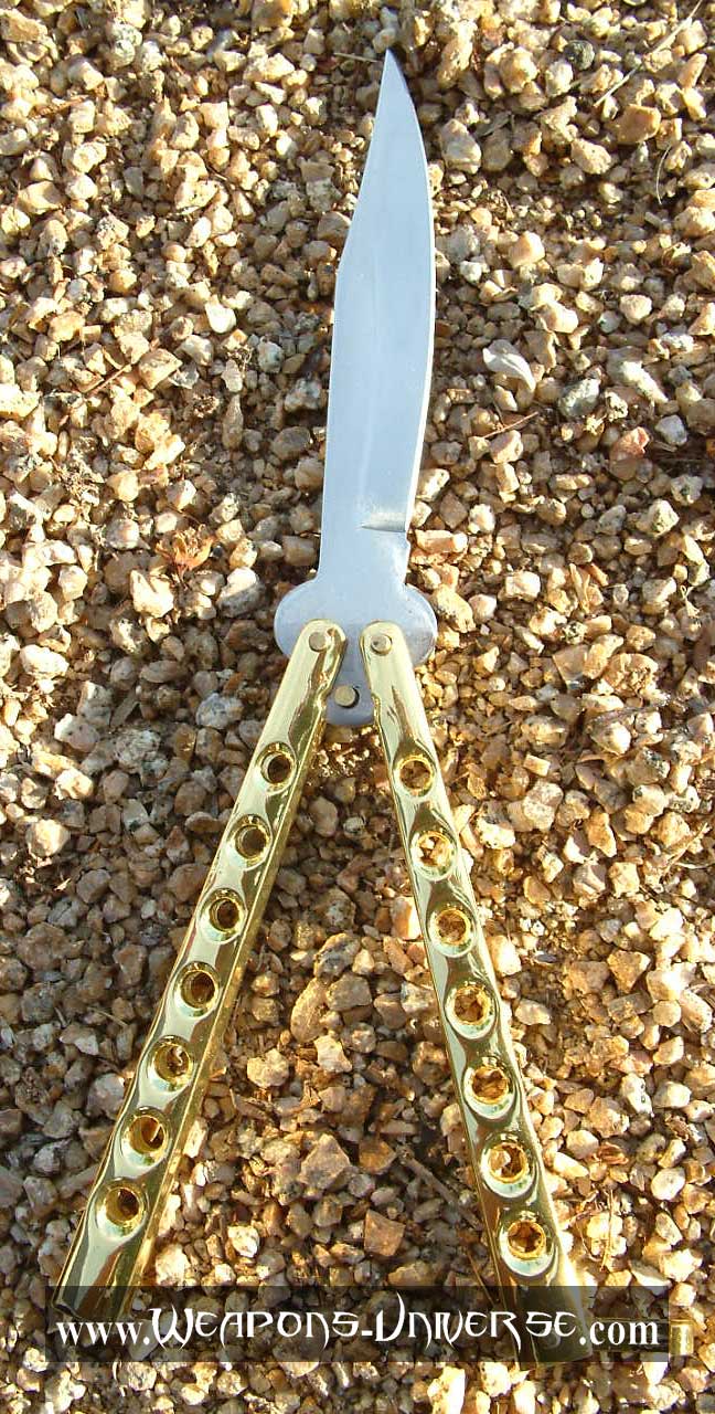 Cheap Gold Butterfly Knife