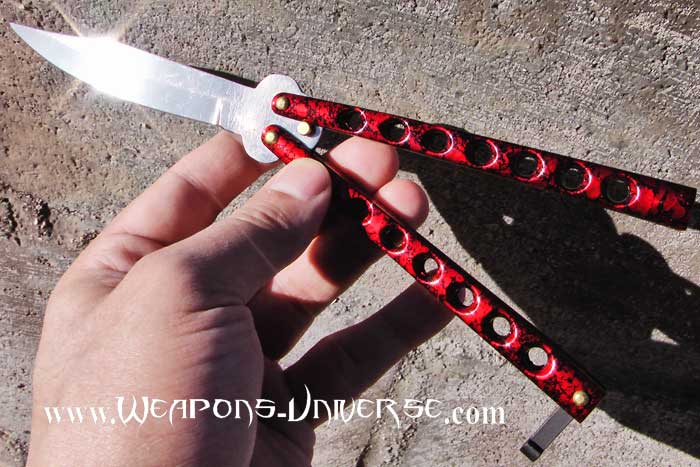 Cheap Red Butterfly Knife