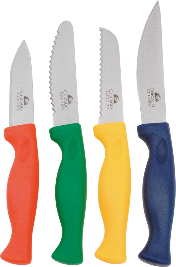 Chicago Cutlery C00247 Four Piece Paring Utility Set