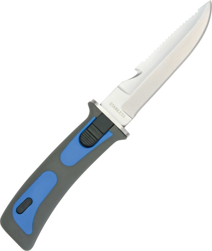 China Made CN210424BL Divers Knife, Blue