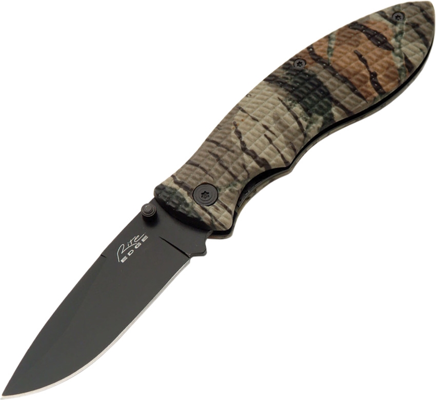 China Made CN210735 Jungle Camo Linerlock Knife