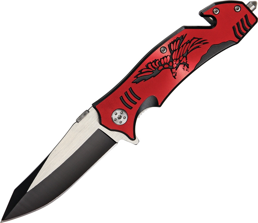China Made CN300257RD Eagle Rescue Linerlock Knife